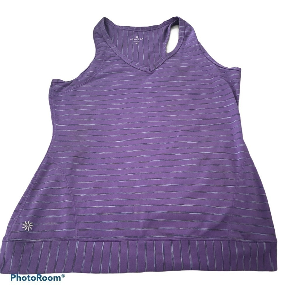 ATHLETA Pop Space Dye Stripe Tank